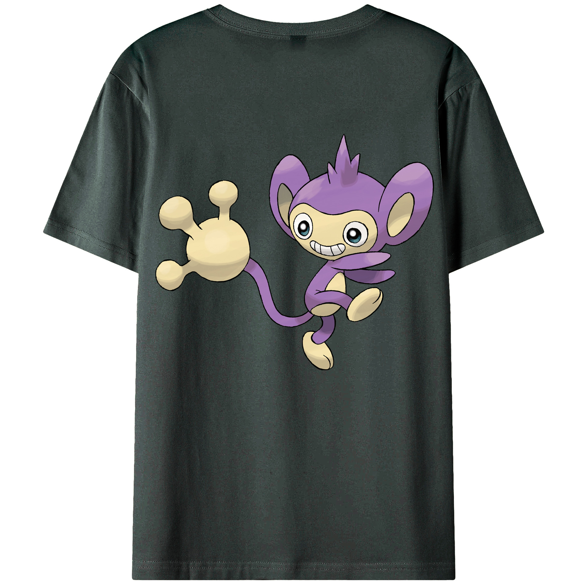 （画像用） ポケットモンスター Pokémon 綿100％ メンズ半袖Tシャツ（バックプリント） 通気性
